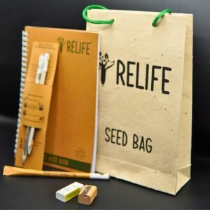 eco friendly gift bag relife seed bag set