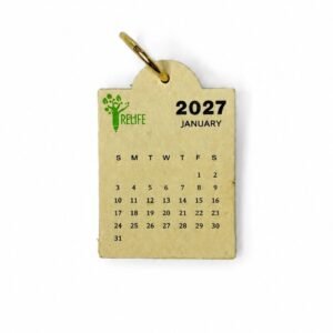 ReLife plantable seed calendar 2027 keychain with seed paper cards