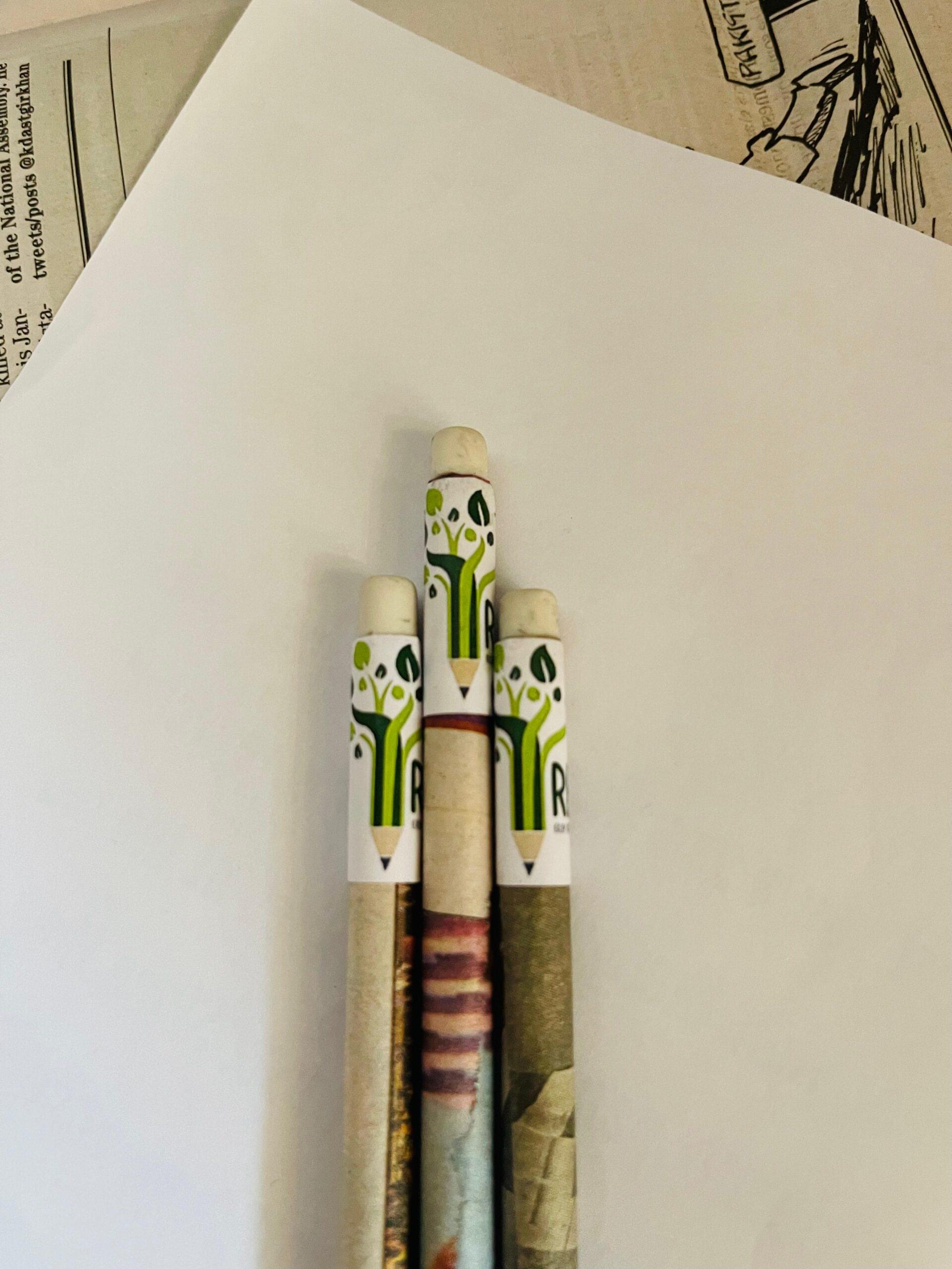 Eco pencils with seeds & rubber - Image 2